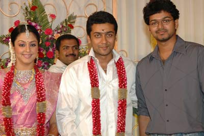 surya marriage reception photos